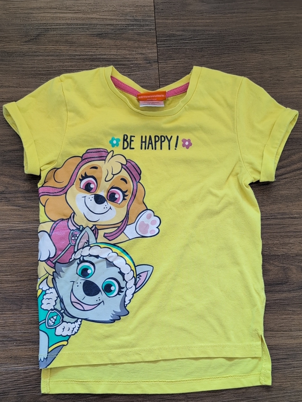 Yellow Paw Patrol Tshirt